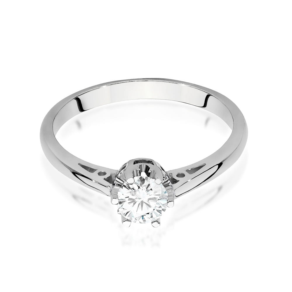 Pierścionek Diament 0,40ct białe złoto 2 40ct białe złoto Jubiler Kraków BigDIAMOND