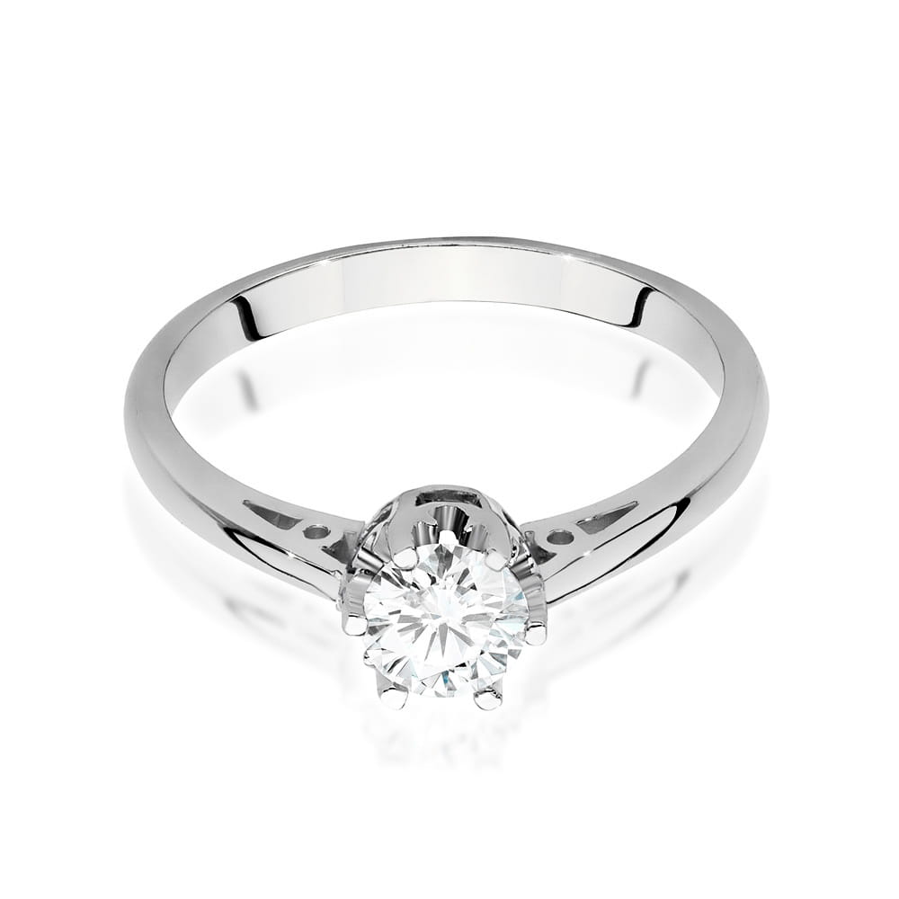 Pierścionek Diament 0,50ct białe złoto 2 50ct białe złoto Jubiler Kraków BigDIAMOND