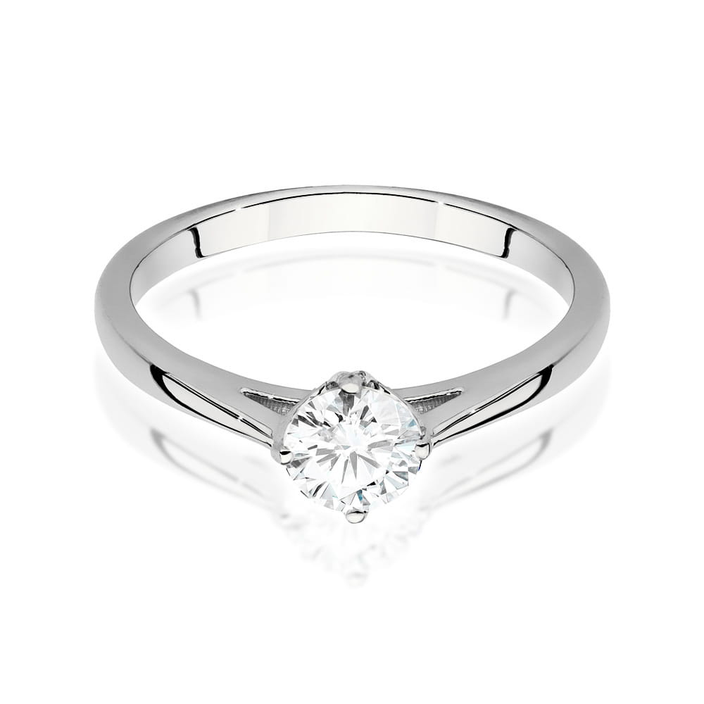 Pierścionek Diament 0,50ct białe złoto 2 50ct białe złoto Jubiler Kraków BigDIAMOND