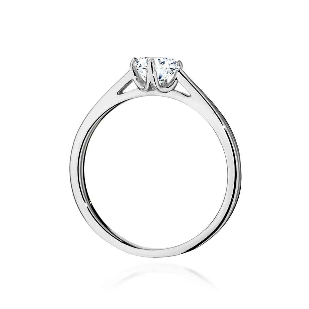 Pierścionek Diament 0,50ct białe złoto 3 Pierścionek Diament 0,50ct białe złoto - obrazek 3