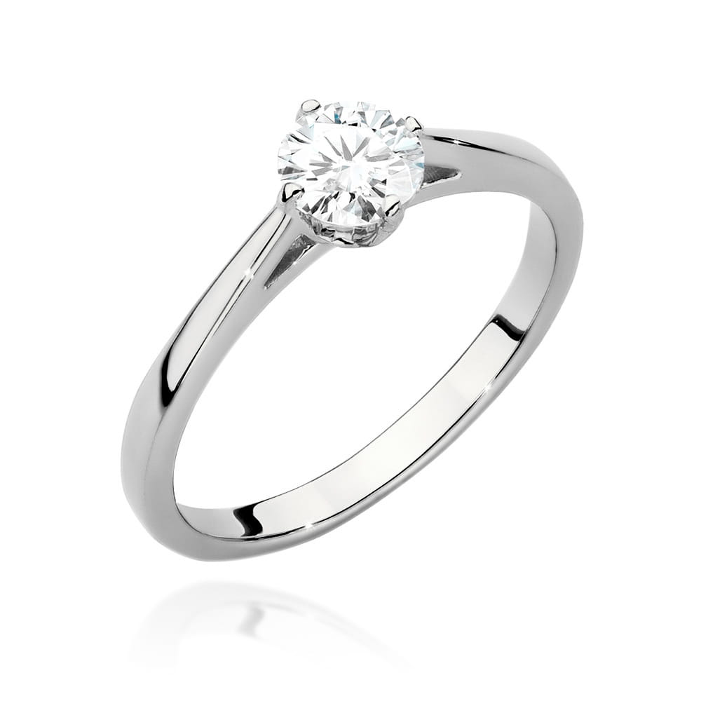 Pierścionek Diament 0,50ct białe złoto 1 Pierścionek W543 Diament 0