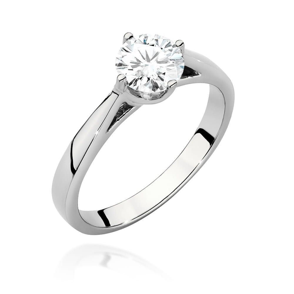 Pierścionek Diament 0,70ct białe złoto 1 Pierścionek W543 Diament 0