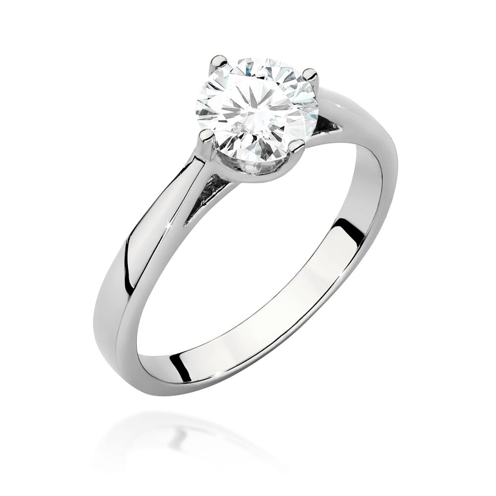 Pierścionek Diament 1,00ct białe złoto 1 Pierścionek W543 Diament 1