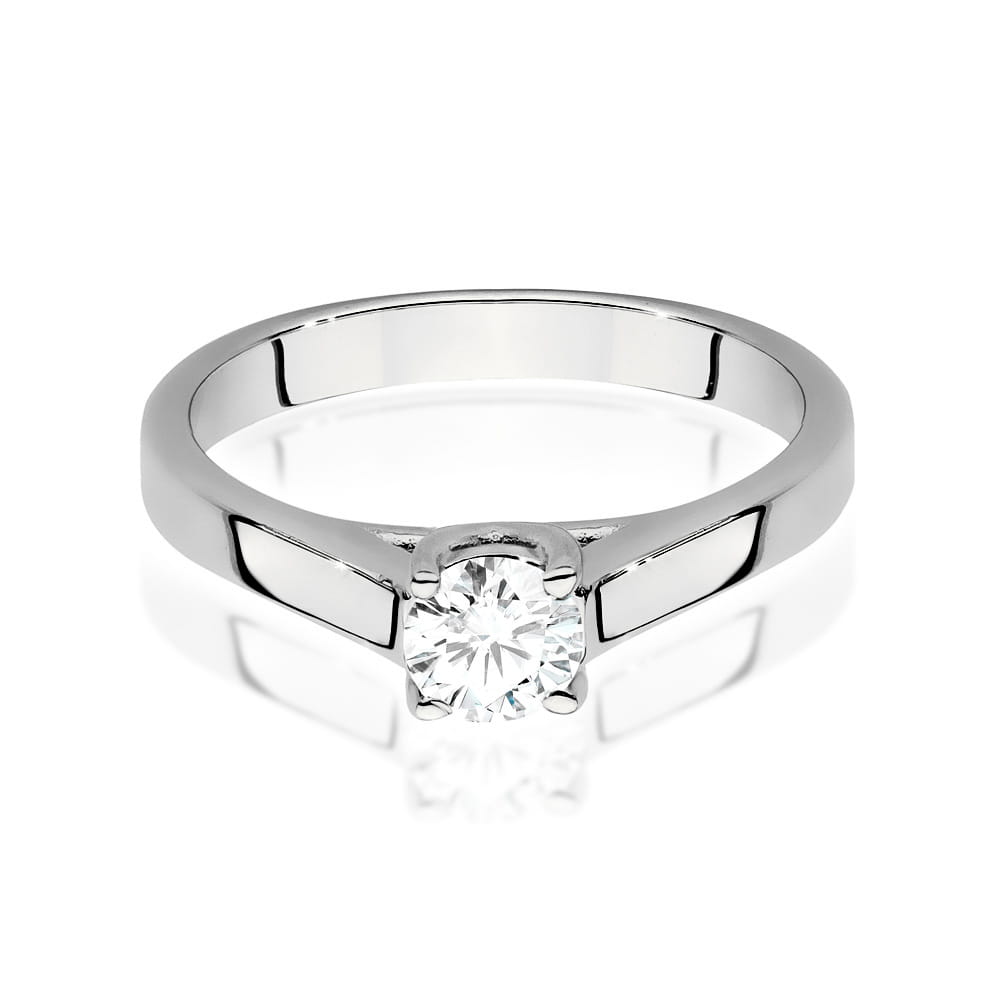Pierścionek Diament 0,40ct białe złoto 2 40ct białe złoto Jubiler Kraków BigDIAMOND