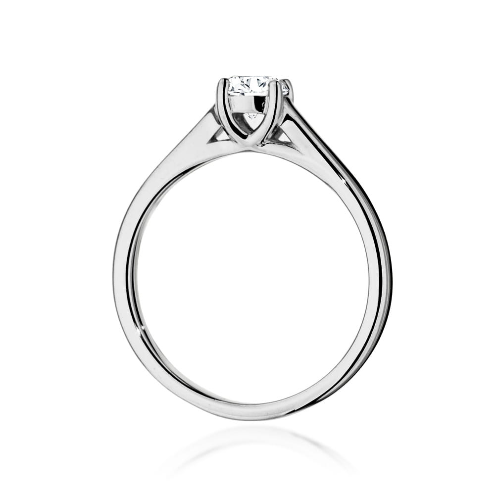 Pierścionek Diament 0,40ct białe złoto 3 Pierścionek Diament 0,40ct białe złoto - obrazek 3