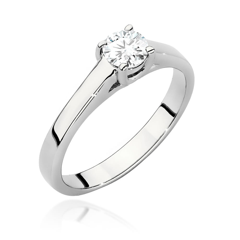 Pierścionek Diament 0,40ct białe złoto 1 Pierścionek W544 Diament 0