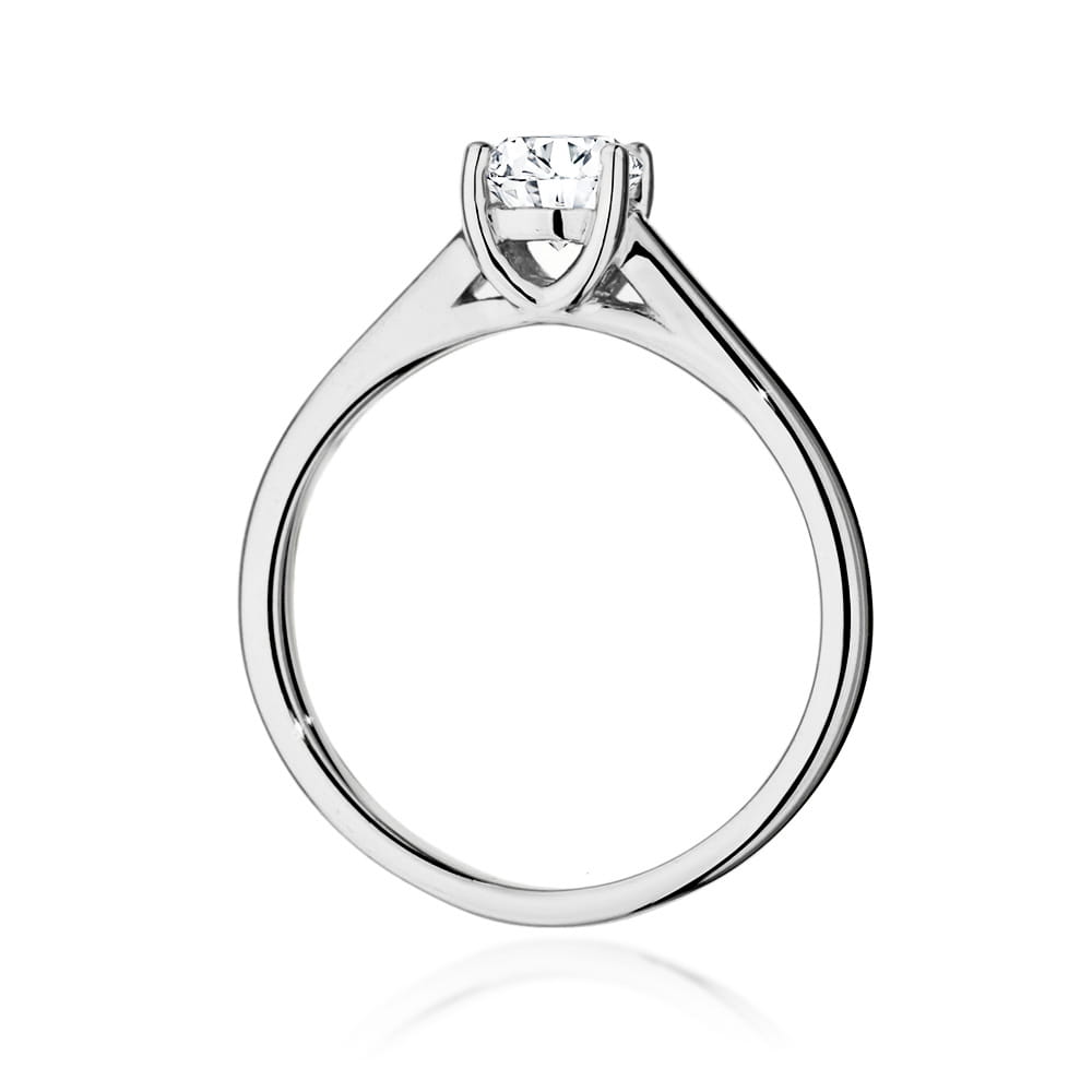 Pierścionek Diament 0,70ct białe złoto 3 Pierścionek Diament 0,70ct białe złoto - obrazek 3