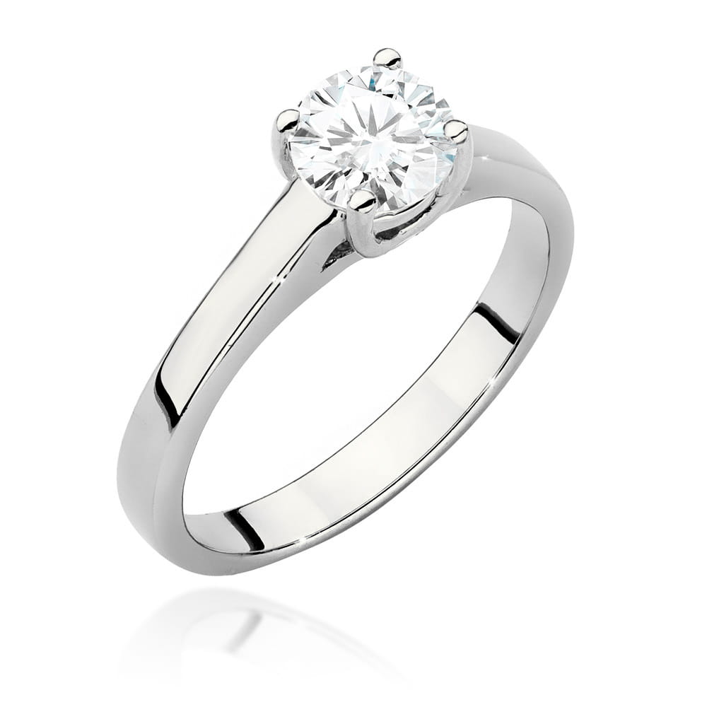 Pierścionek Diament 0,70ct białe złoto 1 Pierścionek W544 Diament 0