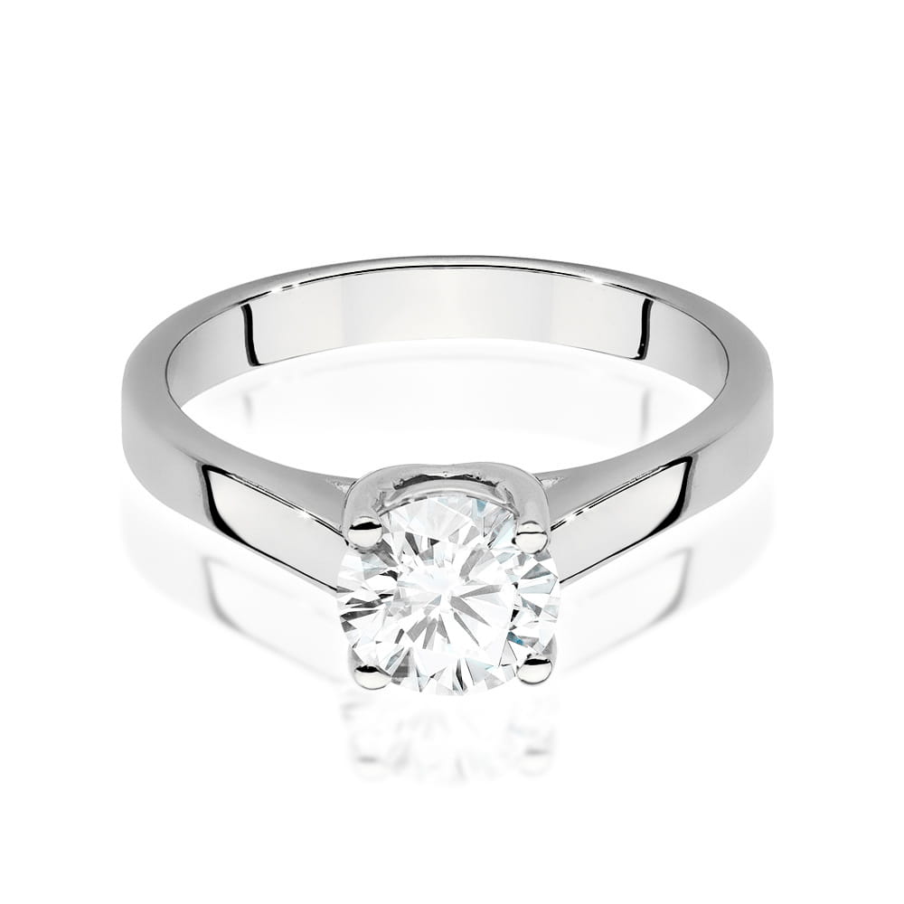 Pierścionek Diament 1,00ct białe złoto 2 00ct białe złoto Jubiler Kraków BigDIAMOND