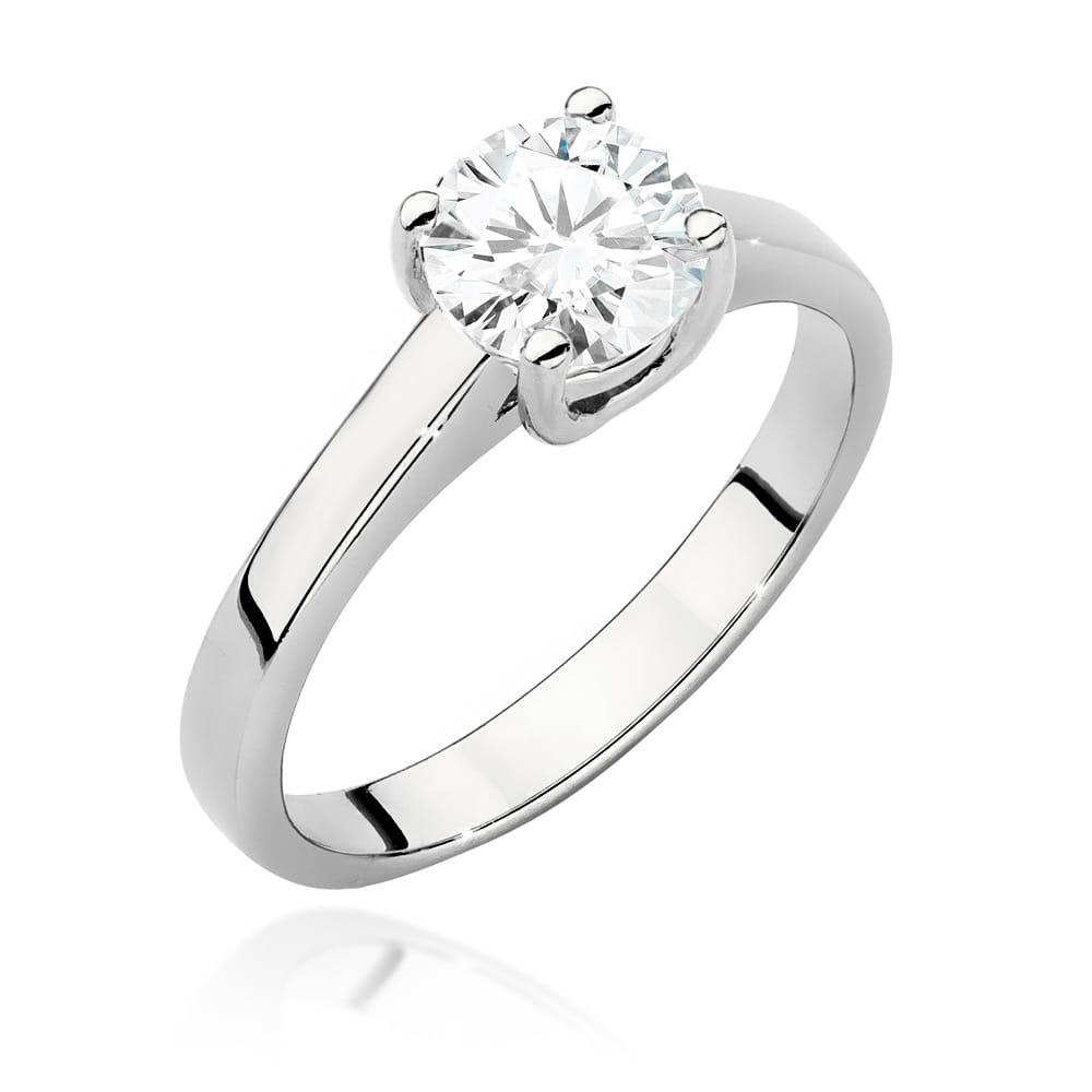 Pierścionek Diament 1,00ct białe złoto 1 Pierścionek W544 Diament 1