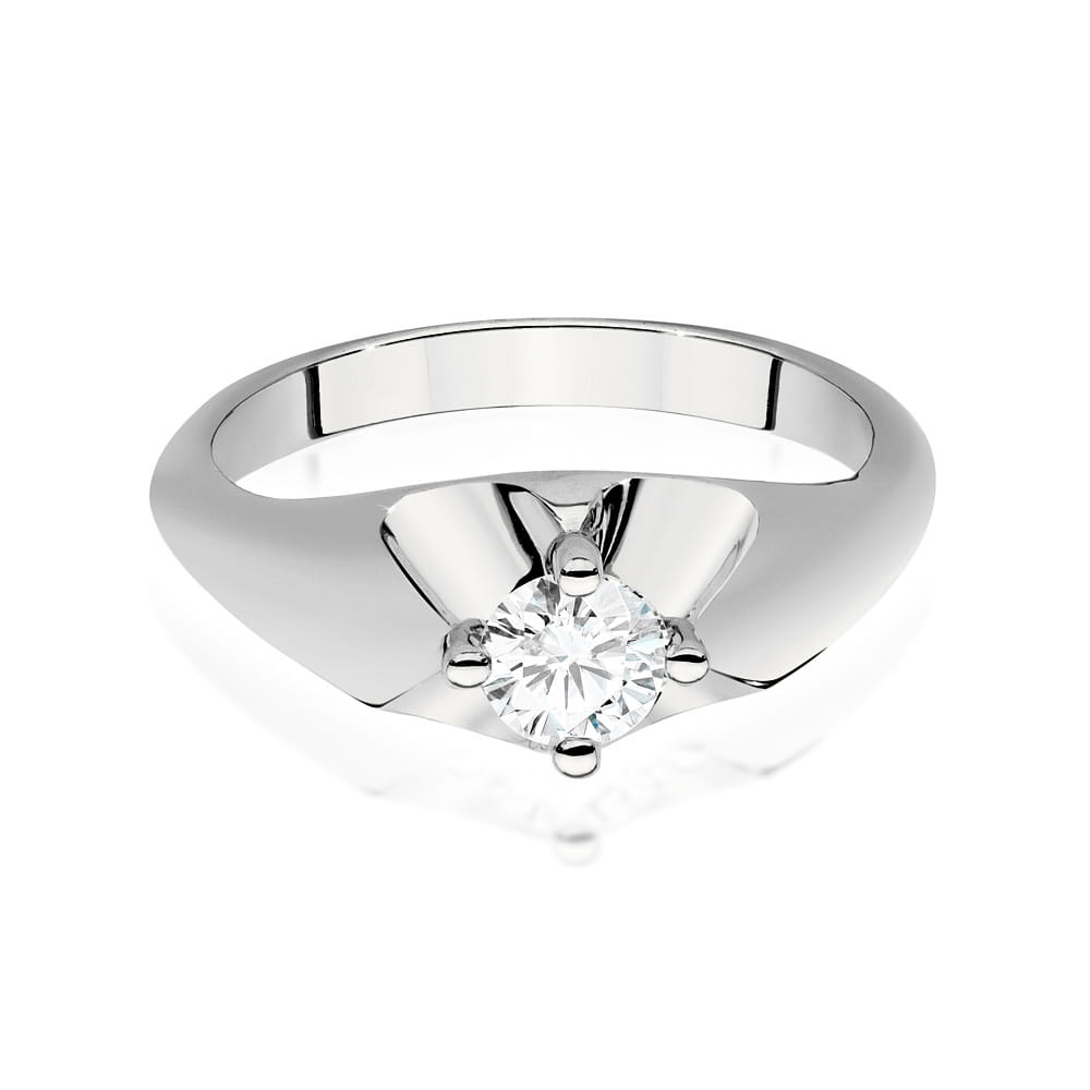 Pierścionek Diament 0,40ct białe złoto 2 40ct białe złoto Jubiler Kraków BigDIAMOND