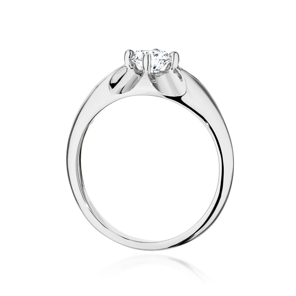 Pierścionek Diament 0,40ct białe złoto 3 Pierścionek Diament 0,40ct białe złoto - obrazek 3