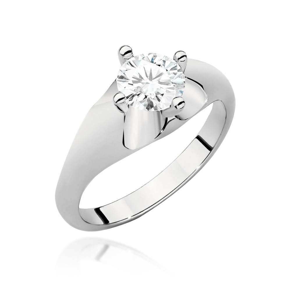 Pierścionek Diament 0,70ct białe złoto 1 Pierścionek W545 Diament 0