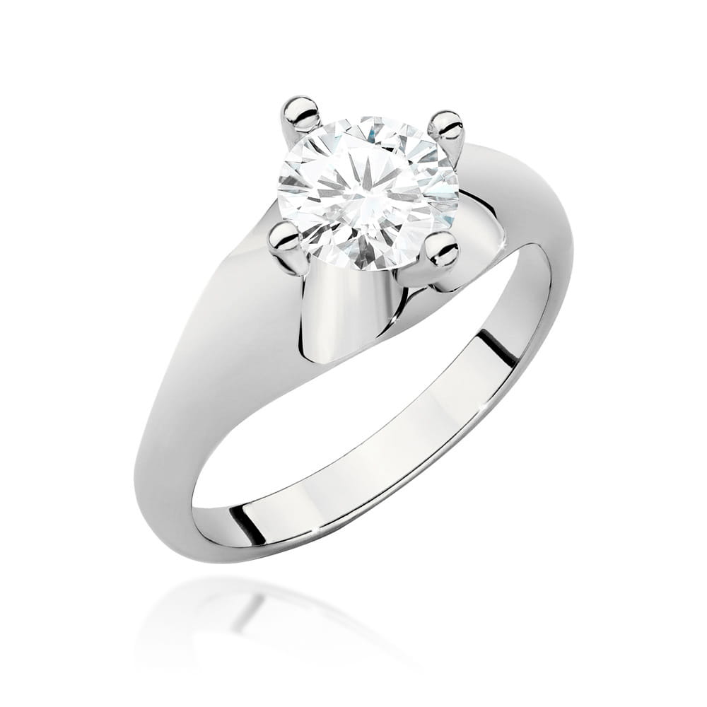 Pierścionek Diament 1,00ct białe złoto 1 Pierścionek W545 Diament 1