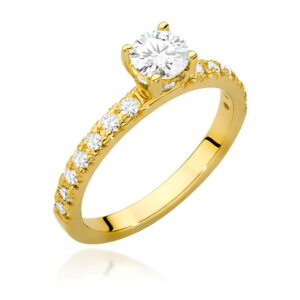 Pierścionek W546 Diament 0