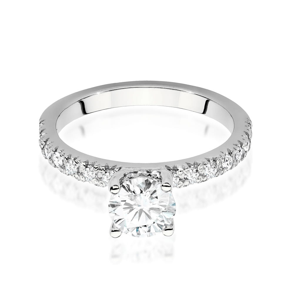 Pierścionek Diament 0,70ct białe złoto 2 70ct białe złoto Jubiler Kraków BigDIAMOND