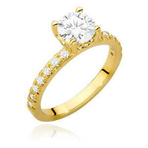 Pierścionek W546 Diament 1