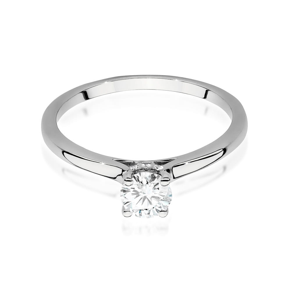 Pierścionek Diament 0,40ct białe złoto 2 40ct białe złoto Jubiler Kraków BigDIAMOND