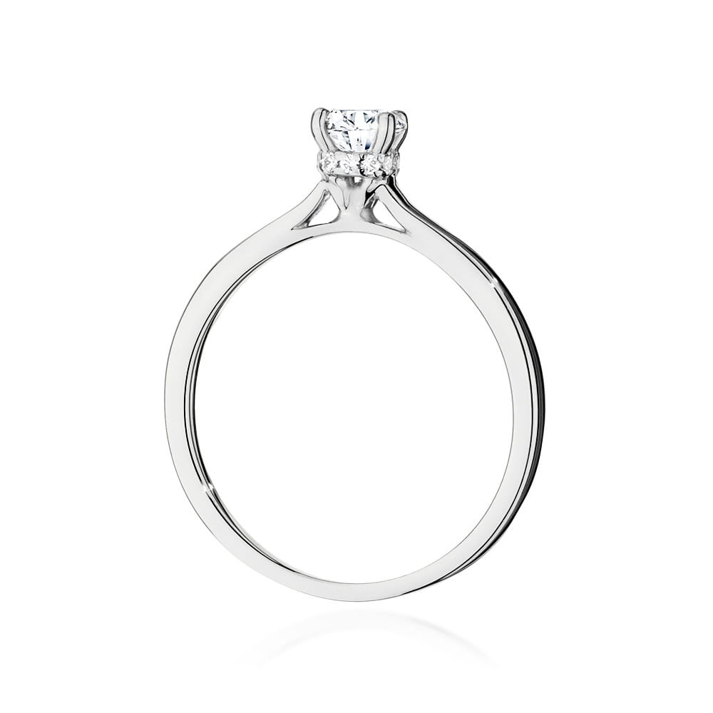 Pierścionek Diament 0,40ct białe złoto 3 Pierścionek Diament 0,40ct białe złoto - obrazek 3