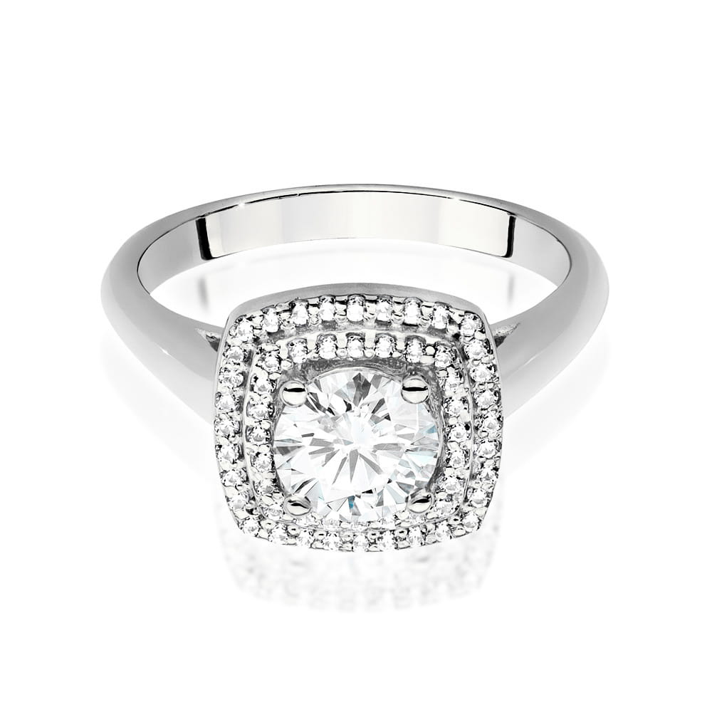Pierścionek Diament 0,70ct białe złoto 2 70ct białe złoto Jubiler Kraków BigDIAMOND