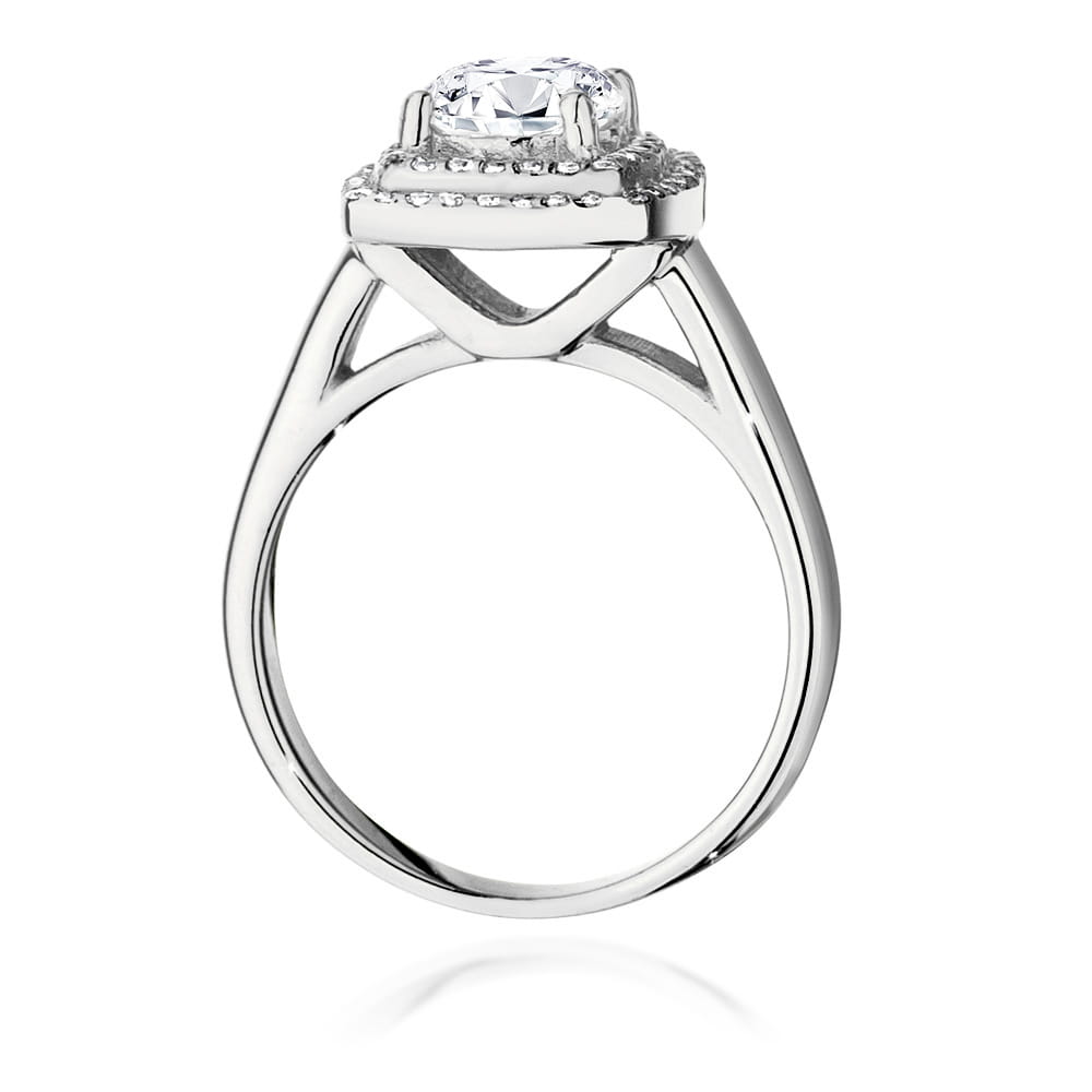 Pierścionek Diament 1,00ct białe złoto 3 Pierścionek Diament 1,00ct białe złoto - obrazek 3