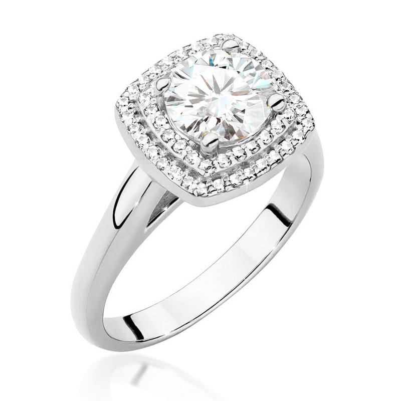 Pierścionek Diament 1,00ct białe złoto 1 Pierścionek W548 Diament 1