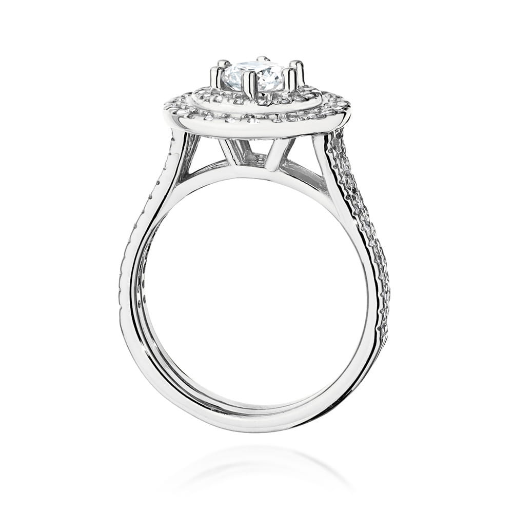 Pierścionek Diament 0,50ct białe złoto 3 Pierścionek Diament 0,50ct białe złoto - obrazek 3