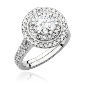 Pierścionek W549 Diament 0