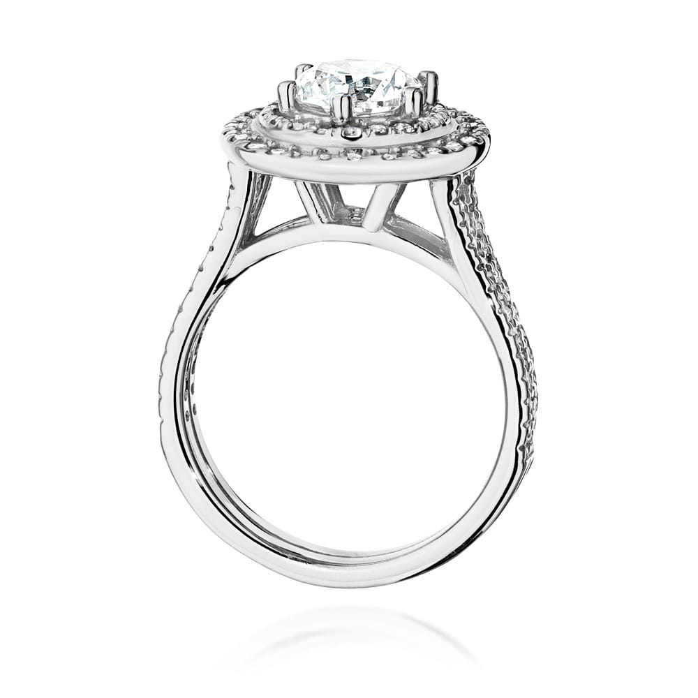 Pierścionek Diament 1,00ct białe złoto 3 Pierścionek Diament 1,00ct białe złoto - obrazek 3