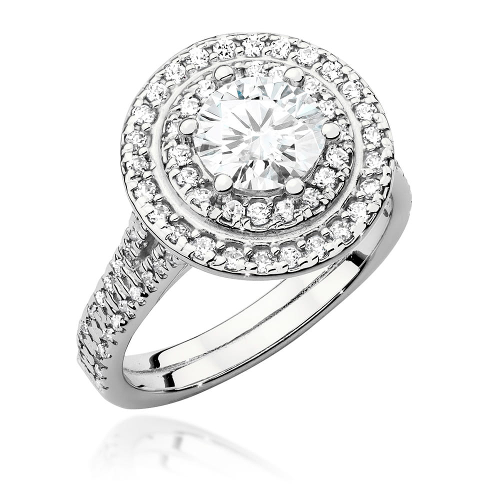 Pierścionek Diament 1,00ct białe złoto 1 Pierścionek W549 Diament 1