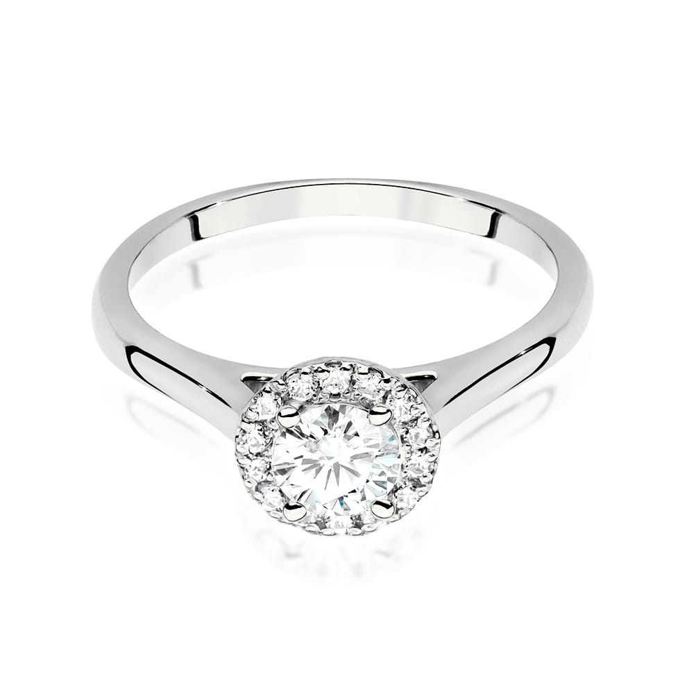 Pierścionek Diament 0,50ct białe złoto 2 50ct białe złoto Jubiler Kraków BigDIAMOND