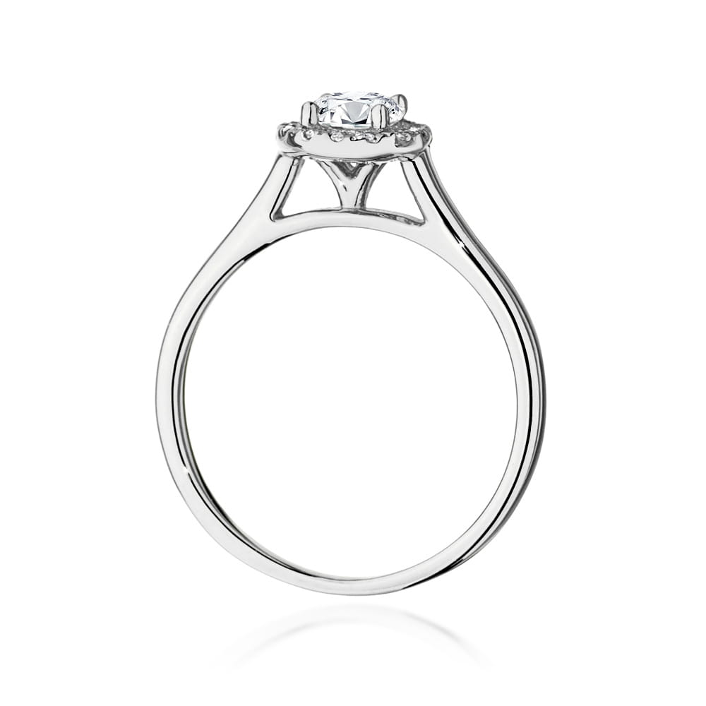 Pierścionek Diament 0,50ct białe złoto 3 Pierścionek Diament 0,50ct białe złoto - obrazek 3