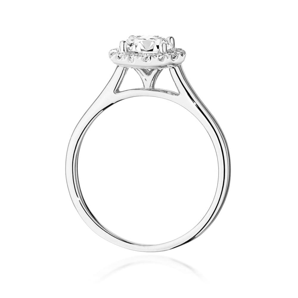 Pierścionek Diament 0,70ct białe złoto 3 Pierścionek Diament 0,70ct białe złoto - obrazek 3