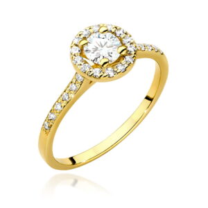 Pierścionek W551 Diament 0