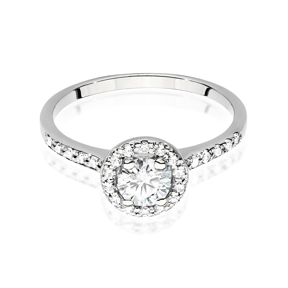 Pierścionek Diament 0,50ct białe złoto 2 50ct białe złoto Jubiler Kraków BigDIAMOND