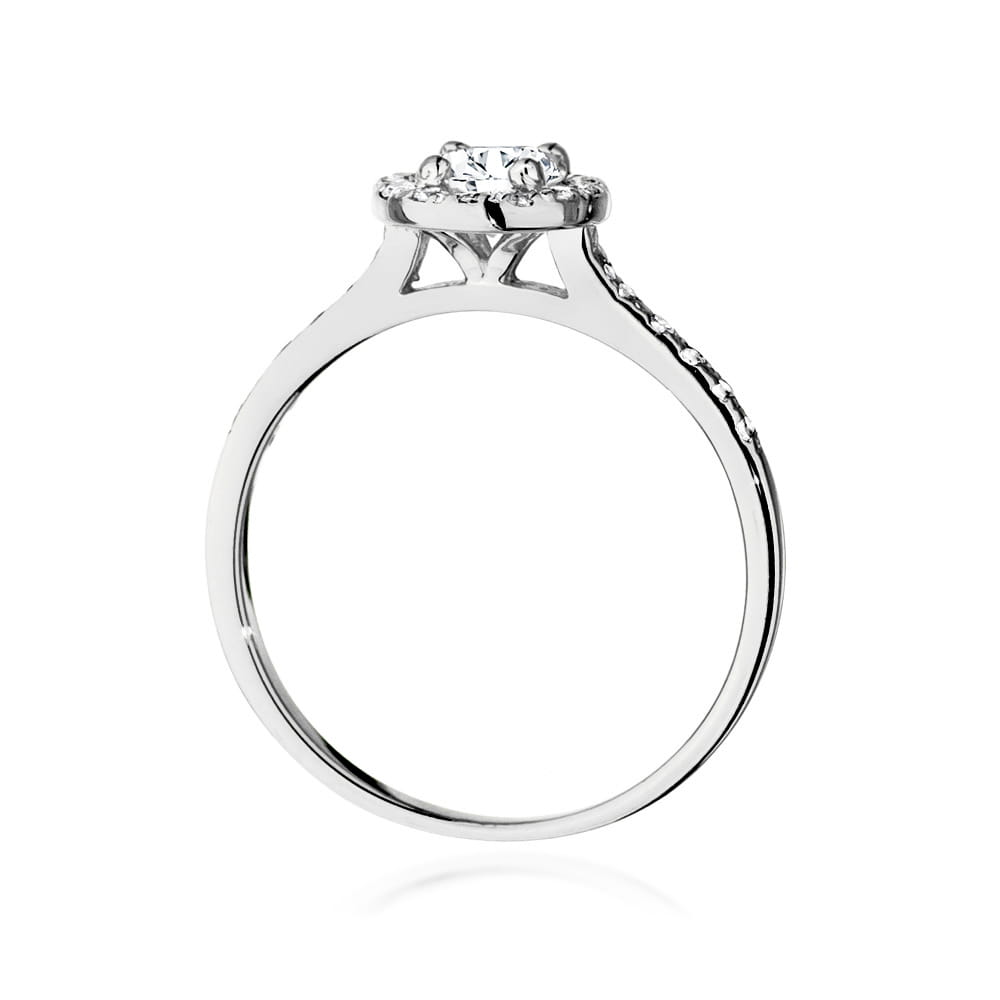 Pierścionek Diament 0,50ct białe złoto 3 Pierścionek Diament 0,50ct białe złoto - obrazek 3
