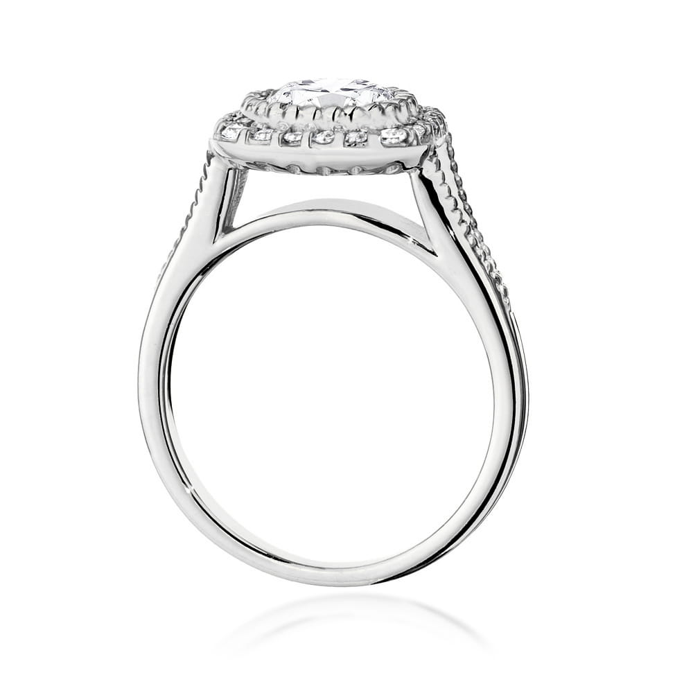 Pierścionek Diament 1,00ct białe złoto 3 Pierścionek Diament 1,00ct białe złoto - obrazek 3