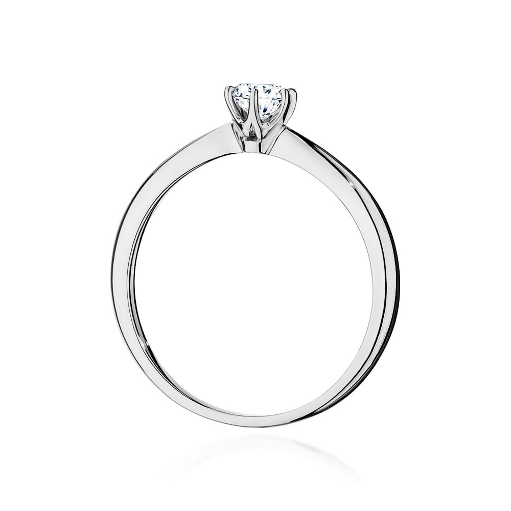 Pierścionek Diament 0,40ct białe złoto 3 Pierścionek Diament 0,40ct białe złoto - obrazek 3