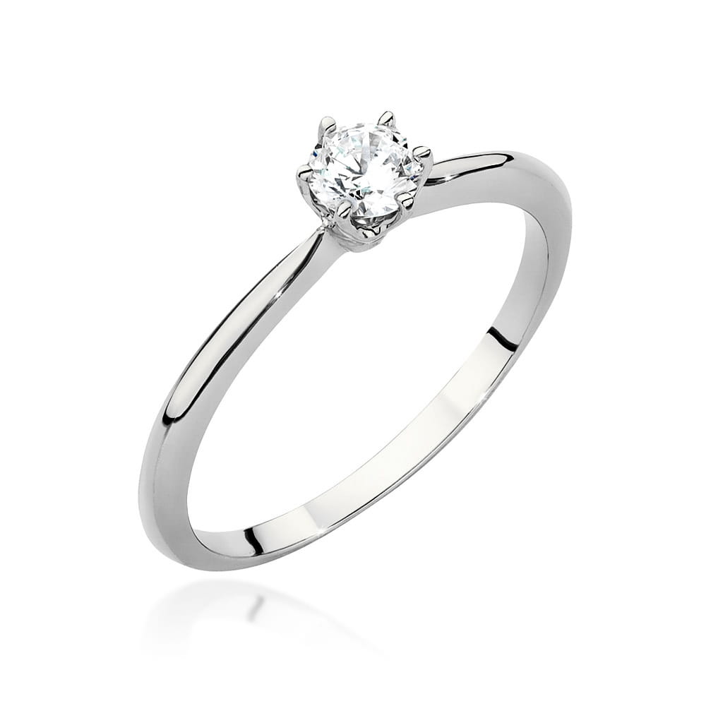 Pierścionek Diament 0,40ct białe złoto 1 Pierścionek W553 Diament 0