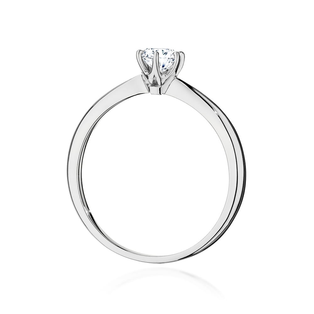 Pierścionek Diament 0,50ct białe złoto 3 Pierścionek Diament 0,50ct białe złoto - obrazek 3