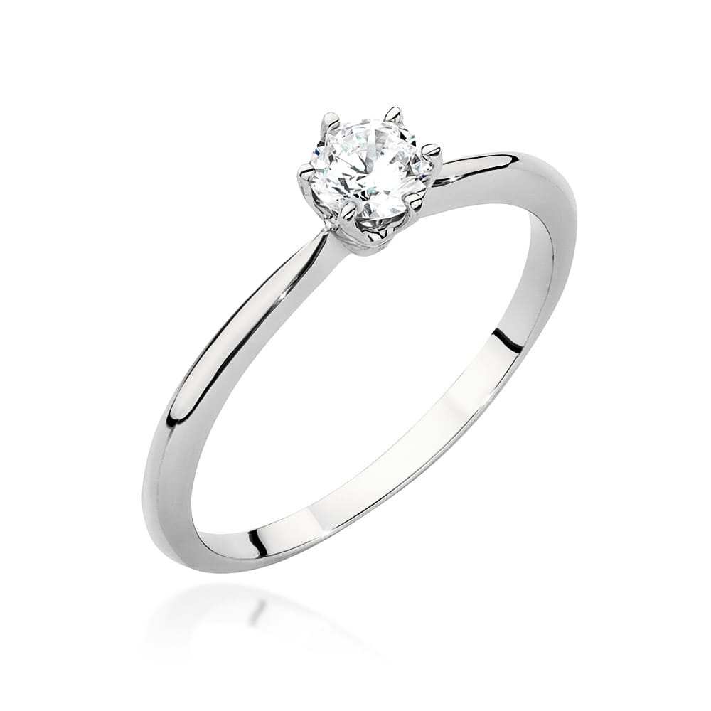 Pierścionek Diament 0,50ct białe złoto 1 Pierścionek W553 Diament 0