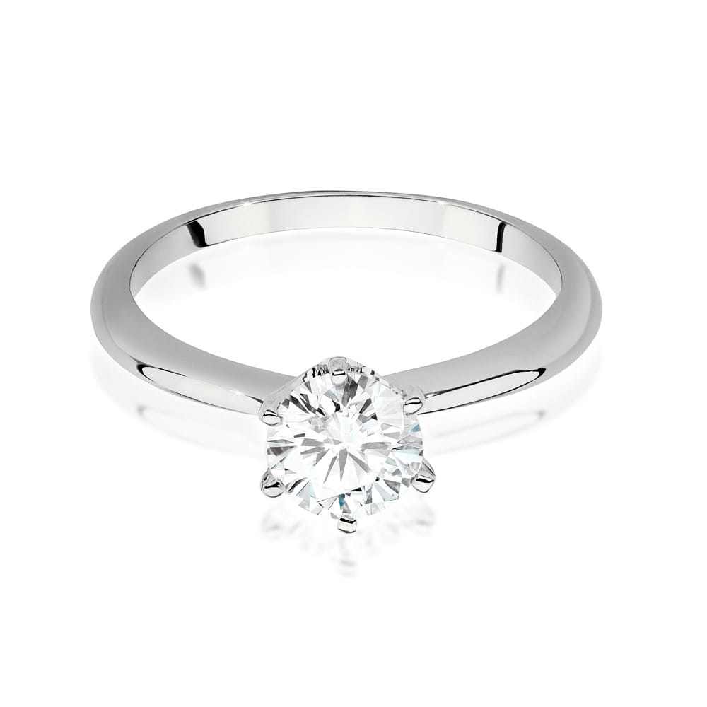 Pierścionek Diament 1,00ct białe złoto 2 00ct białe złoto Jubiler Kraków BigDIAMOND