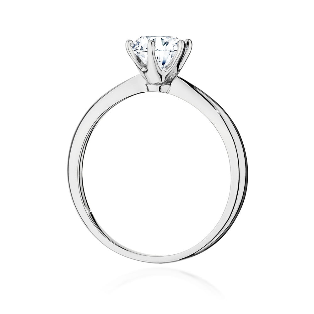 Pierścionek Diament 1,00ct białe złoto 3 Pierścionek Diament 1,00ct białe złoto - obrazek 3