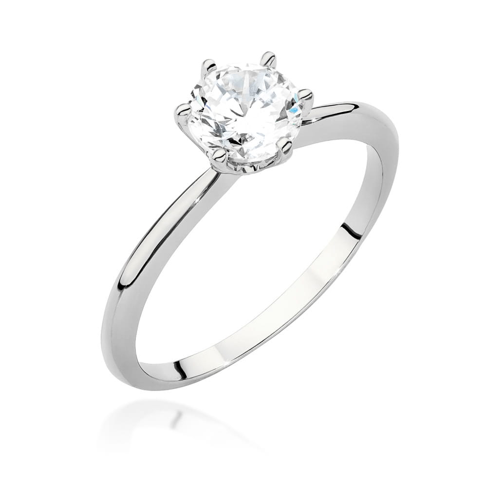 Pierścionek Diament 1,00ct białe złoto 1 Pierścionek W553 Diament 1