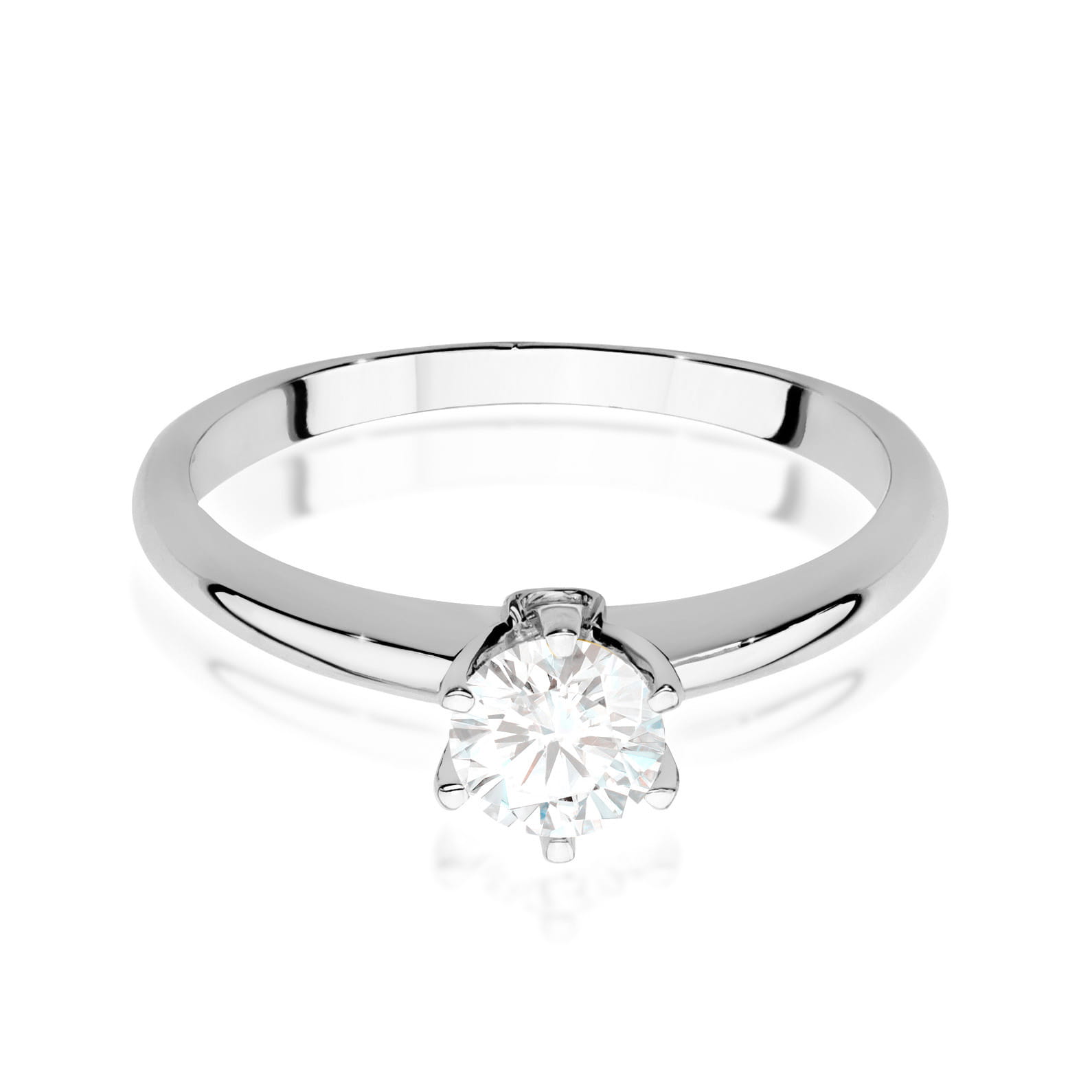 Pierścionek Biały Szafir 0,60ct białe złoto 2 60ct białe złoto Jubiler Kraków BigDIAMOND