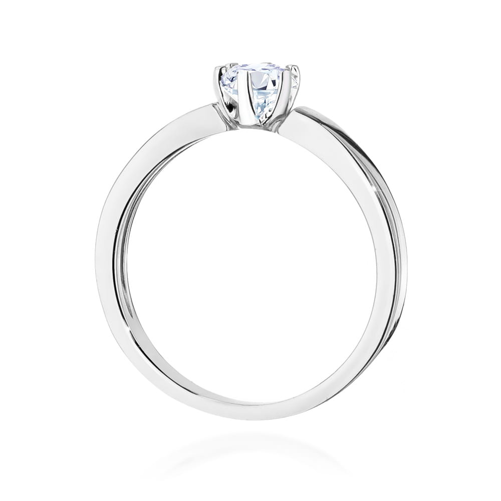 Pierścionek Diament 0,25ct białe złoto 3 Pierścionek Diament 0,25ct białe złoto - obrazek 3