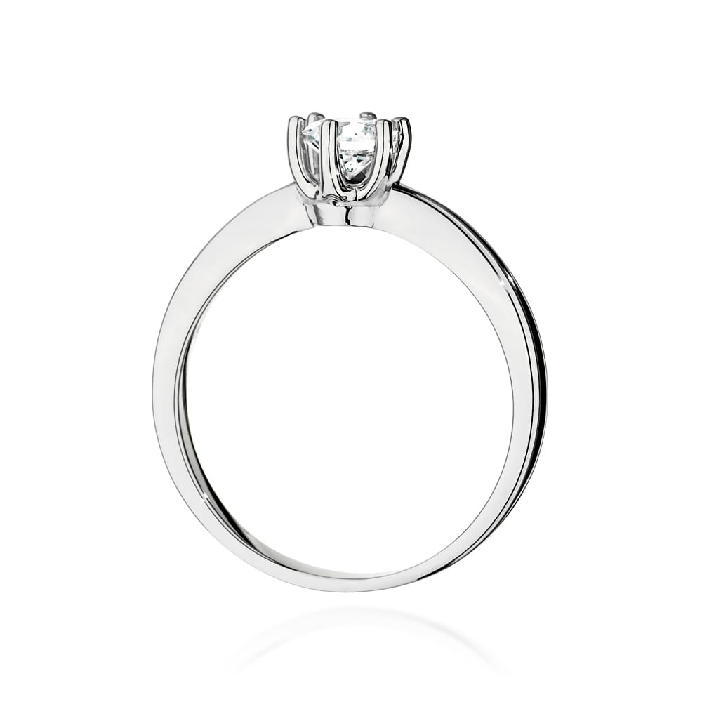 Pierścionek Diament 0,40ct białe złoto 3 Pierścionek Diament 0,40ct białe złoto - obrazek 3