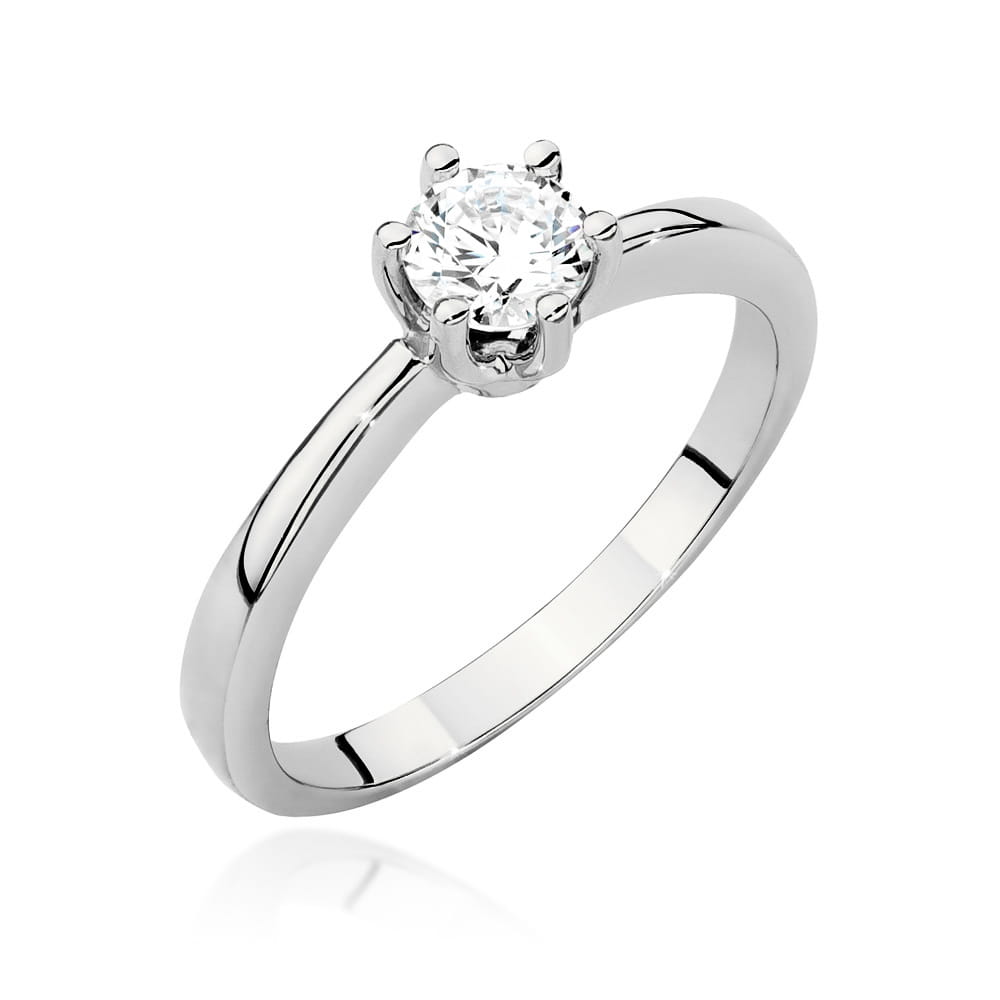 Pierścionek Diament 0,40ct białe złoto 1 Pierścionek W563 Diament 0