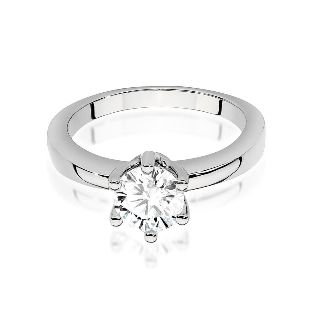 Pierścionek Diament 0,70ct białe złoto 2 70ct białe złoto Jubiler Kraków BigDIAMOND