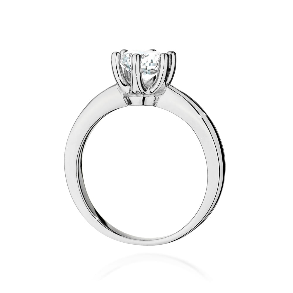 Pierścionek Diament 1,00ct białe złoto 3 Pierścionek Diament 1,00ct białe złoto - obrazek 3